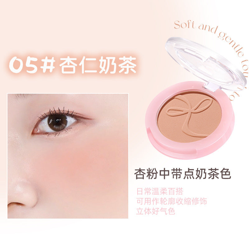 Makeup novo out of focus fixed single color blush vitality natural pink expansion color shrink color pure desire style blush palette