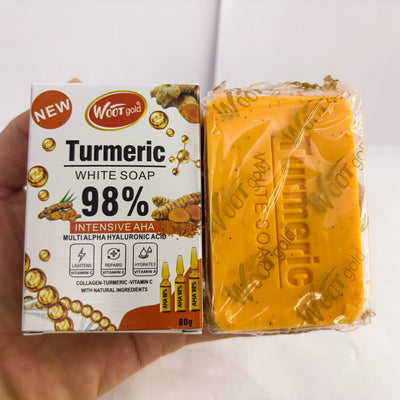 all-english turmeric white soap turmeric soap 80g cleansing whole body soap flower