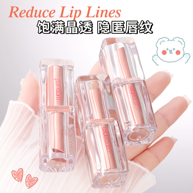 Wodwod crystal jelly mirror lipstick - long-lasting, hydrating, and glossy for a natural, flawless look - perfect for everyday wear and brightening your complexion