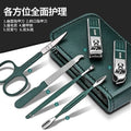 Stainless steel nail clipper set - 6 piece manicure & pedicure tool kit with ear picks - wholesale