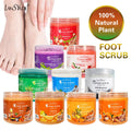 moisturizing body & foot scrub bath salts - deep cleansing, exfoliating, and dead skin removal with fragrant sea salt