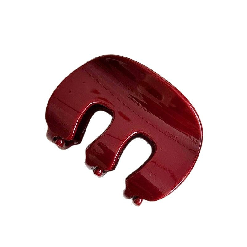 Ankola red polka dot gripper for women classy back of head hairpin eleganteasiest for match shark clip hair accessories hairpin