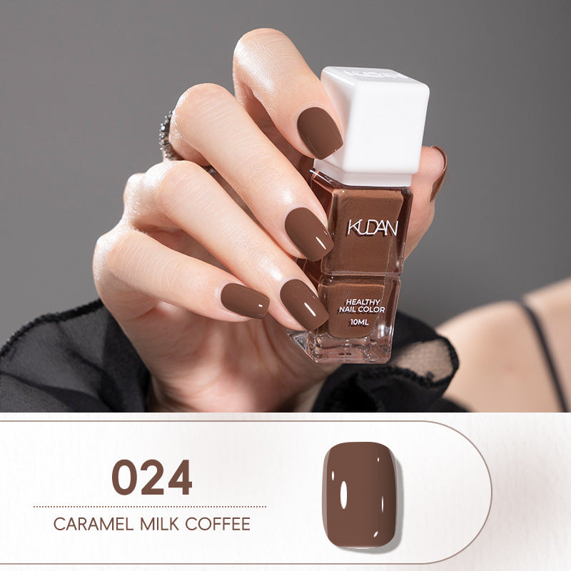 Kudan pure english cross-border special water-based nail polish no baking long-lasting quick-drying peelable 10ml polish
