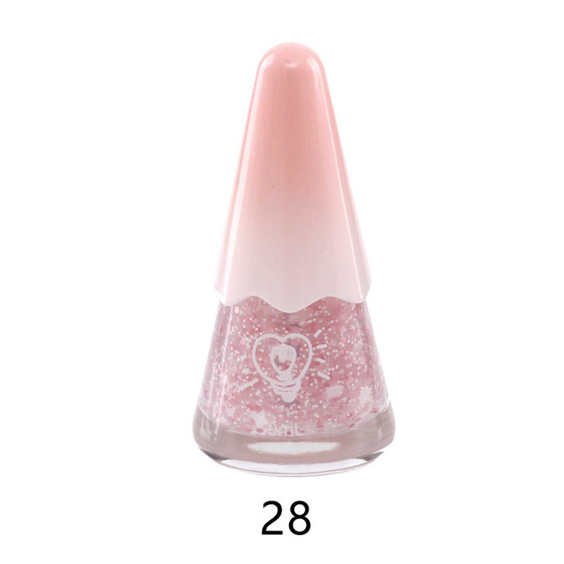 Nail polish, no baking, quick drying, tearable, water-based, peelable, wholesale, autumn and winter, cherry, hand and foot nail polish wholesale