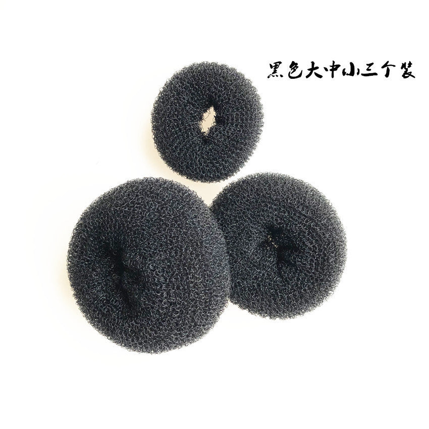 Factory direct sales opp ball head styling hair set donut does not hurt hair fluffy hair curler to tie hair