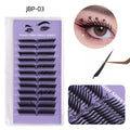 Eyelash grafting comic eyelashes d-curved ultra-fine and thin artificial electric eye all-in-one beauty implantation eyelashes