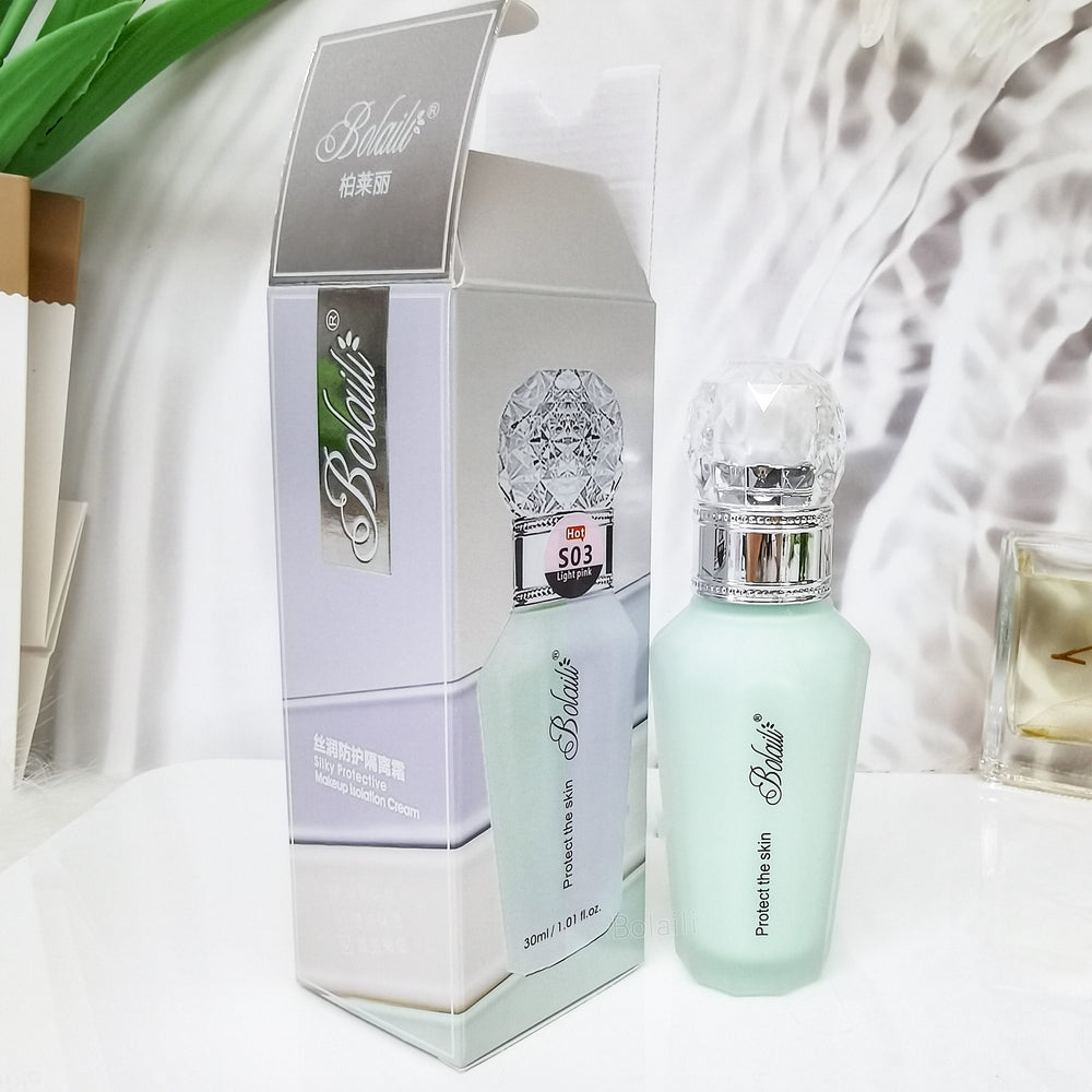 crystal diamond silk protective cream hydrating, moisturizing and brightening three-in-one makeup cream concealer moisturizing lazy cream