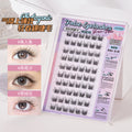 Jonbos self-adhesive glue-free false eyelashes - natural, realistic, and effortless beauty: mermaid snowflower single cluster lashes