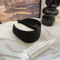 Korean retroclassy texture fashionable pit edge casual headband easiest for match sporty wide-brimmed headwear headband headband