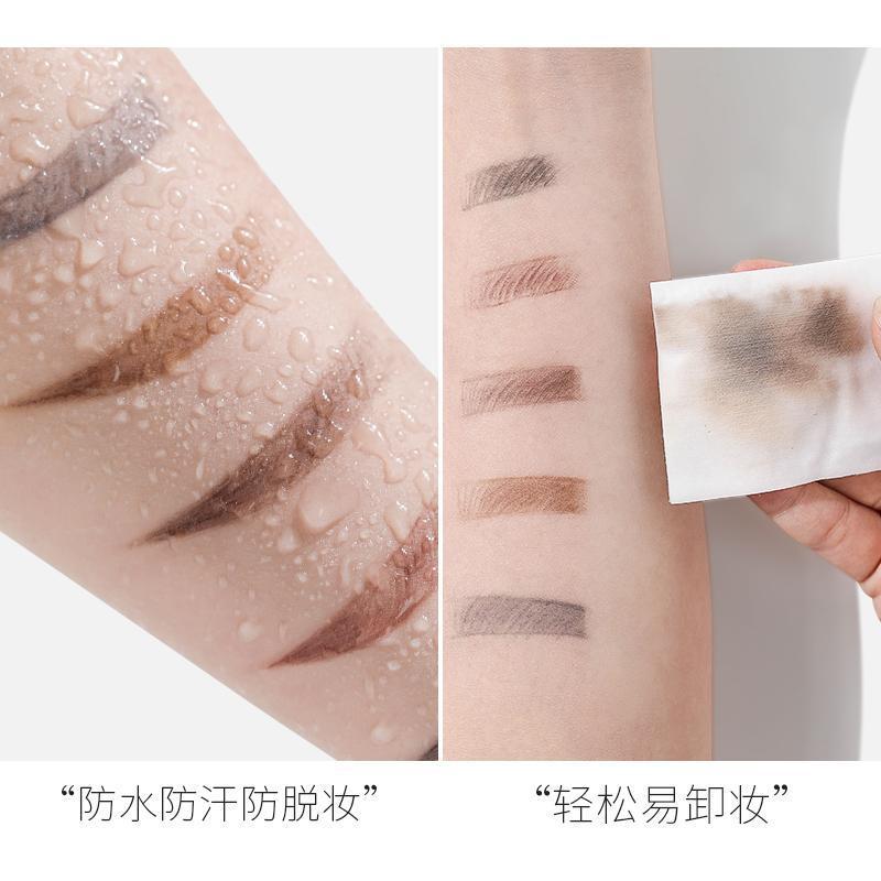 Authentic hengsi 1818 eyebrow pencil - waterproof, sweat-proof, smudge-proof, peel-off makeup pen - easy to apply, brow defining pencil