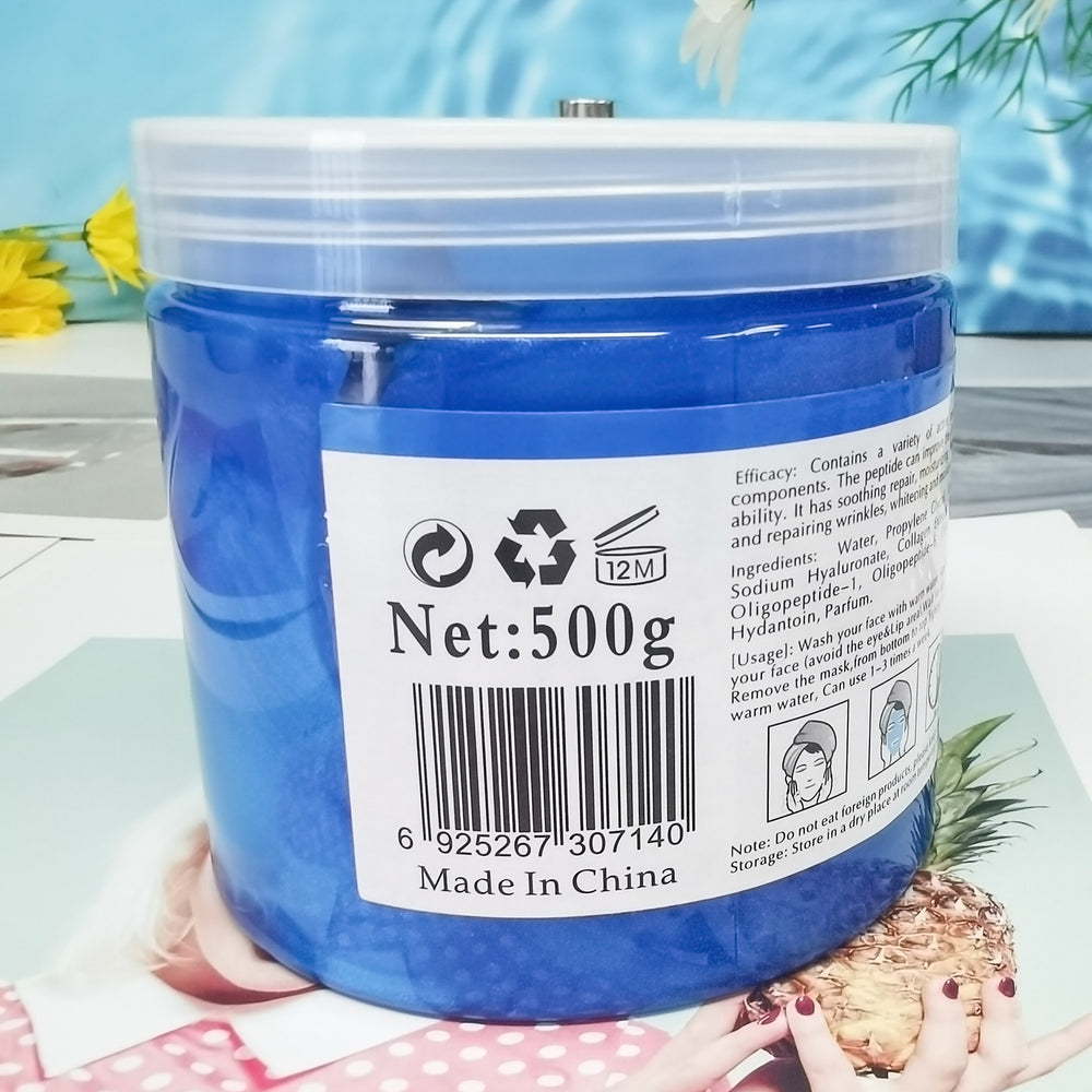 facial collagen gel hydrating, moisturizing, firming massage gel sleeping mask 500g foreign trade wholesale