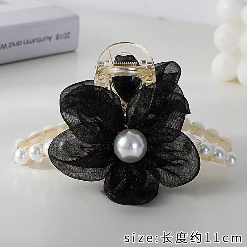 Casual cold style cross gripper large korean elegantelegance hair gripper back of head hairpin frenchretro hair accessories