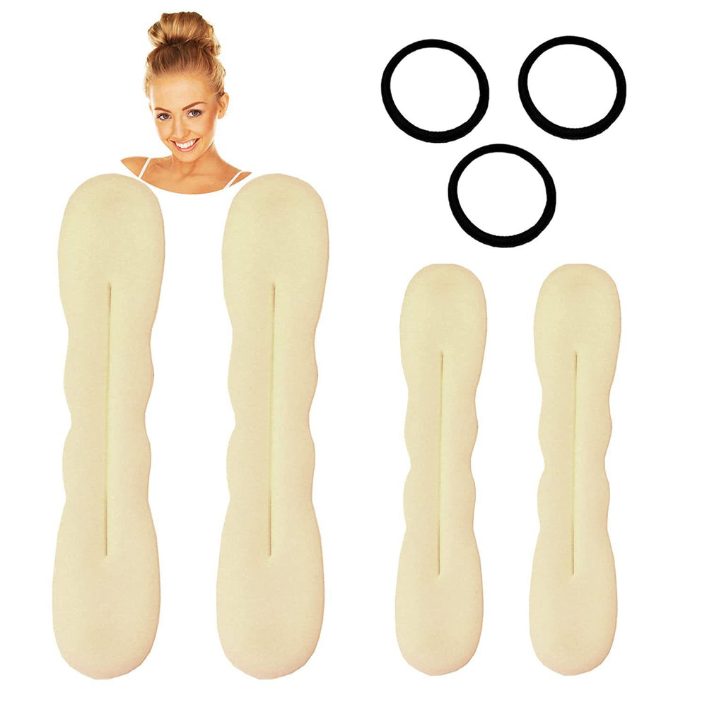 Hair accessories hair braider thickened sponge hair curler hair accessories snap ring ball head styling rubber band