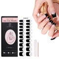 Zhengxiang personalized french gel manicure stickers uv phototherapy semi-cured gel nail stickers gel nail manicure stickers
