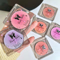 Makeup biya biya clear and slightly tipsy embossed blush for women matte super nature nude makeup contouring low saturation rouge