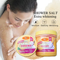 lemon yogurt scrub bath salt - exfoliates, brightens, moisturizes, deep cleansing scrub & body wash 720g