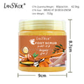 moisturizing body & foot scrub bath salts - deep cleansing, exfoliating, and dead skin removal with fragrant sea salt