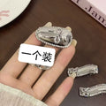 One-word clip elegantfashionbb clip classy rhinestone letter full diamond side broken hair clip populareasiest for match hair accessories for women