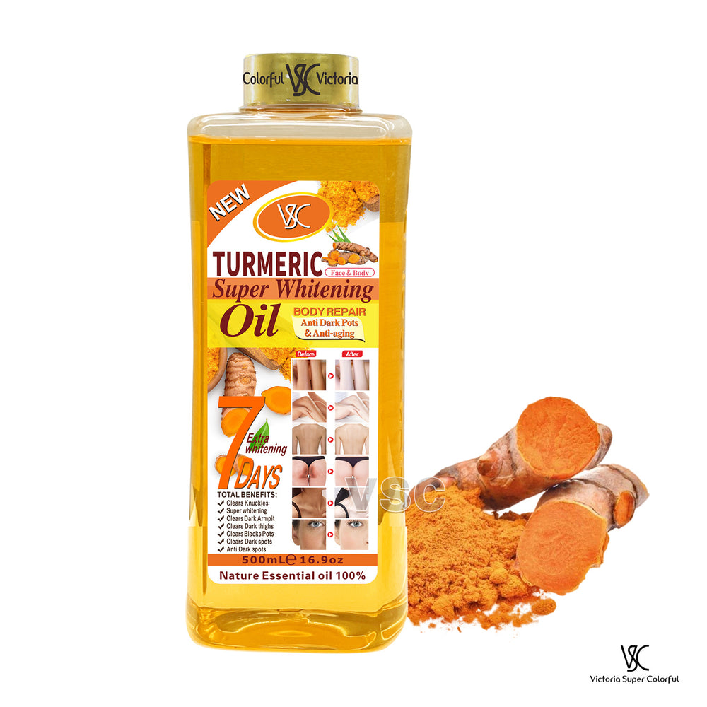 bestselling turmeric essential oil 500ml - body massage oil, brightening & moisturizing turmeric oil - wholesale for export