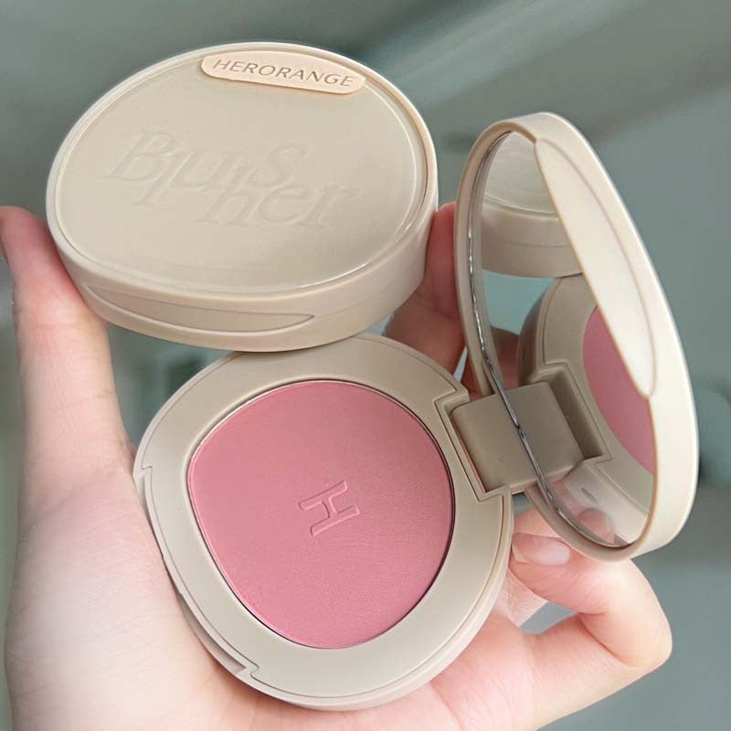 Herorange sweetheart floral mist blush - shifting color natural nude matte contour blush palette