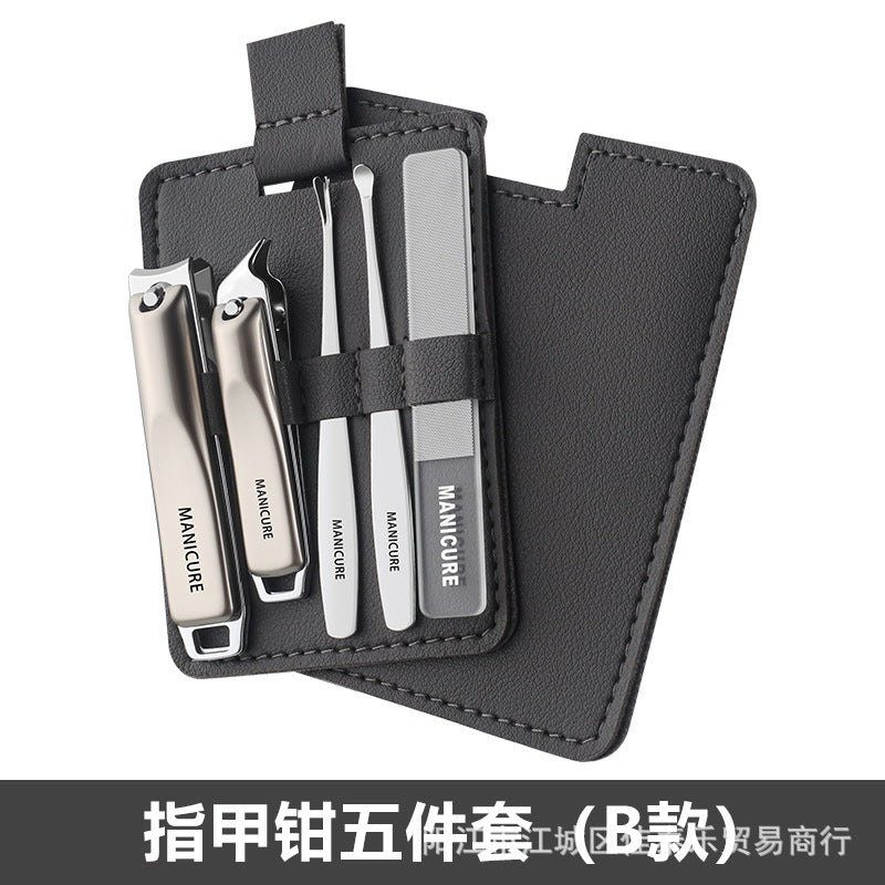 German nail clippers & earwax removal tool set - premium original home use kit for men, includes nail clippers, ingrown toenail trimmer, and slant tip scissors
