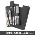 German nail clippers & earwax removal tool set - premium original home use kit for men, includes nail clippers, ingrown toenail trimmer, and slant tip scissors