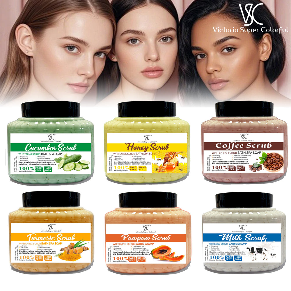 exclusive body scrub 550g exfoliating chicken skin whole body whitening deep cleansing bath spa