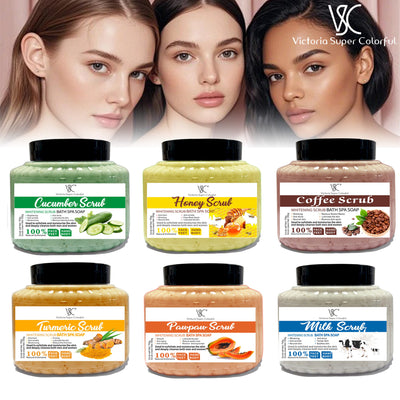 exclusive body scrub 550g exfoliating chicken skin whole body whitening deep cleansing bath spa