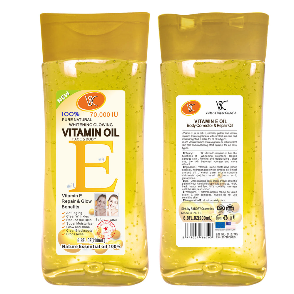 turmeric oil face & body moisturizing vb oil ve massage oil dark spot corrector brightening joint oil 200ml - for export