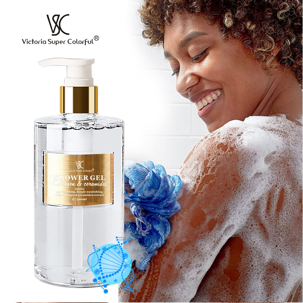 fragrance shower gel silky skin foam rich moisturizing skin cleansing and toning gentle fragrance shower gel