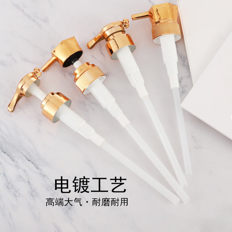 500ml lotion plastic bottle press conditioner shampoo and care refill round bottle shampoo shower gel cosmetic bottle