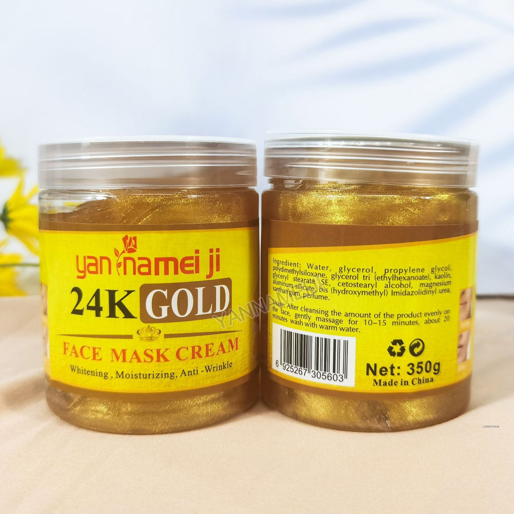 exclusive 24k gold mask moisturizing, hydrating, repairing and cleansing cream 350g foreign trade wholesale