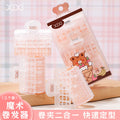 Xixi magic hair curler 3 pack high skull handy gadget student no iron no hair damage air bangs clip curling barrel