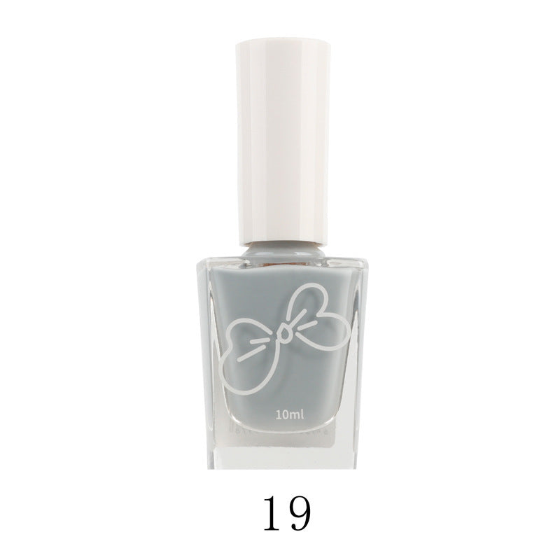 Fall and winter new color nail polish whitening oily non-peelable long-lasting nude black white nail polish wholesale