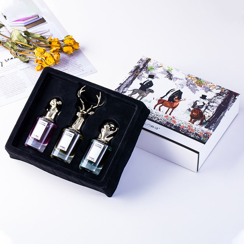 Animal head perfume set - premium fragrance gift box for men and women - tiktok hot seller - french perfume for women