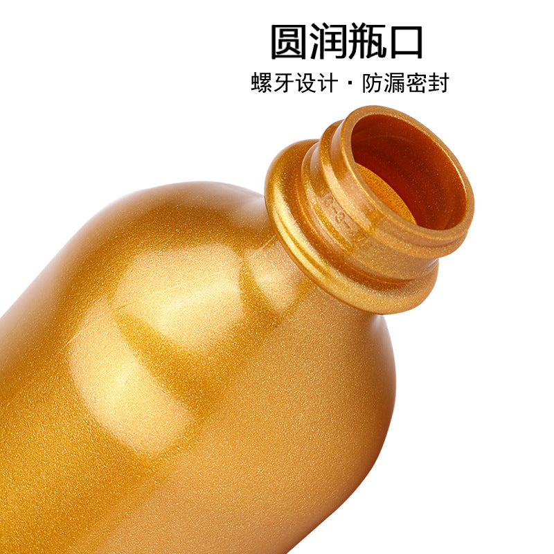 500ml lotion plastic bottle press conditioner shampoo and care refill round bottle shampoo shower gel cosmetic bottle