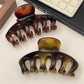 Simple korean style acrylic shark clip - high-end, elegant hair clip for the back of the head - large hair claw clip for women - new 2026 collection