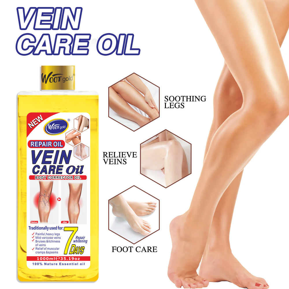 foreign trade wootgold vein dilating essential oil earthworm leg soothing pulse soothing leg massage massage oil 1000
