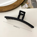 One-word clip glossy black-13cm