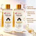 kojic acid essence oil 300ml with collagen, vitamin c & a - facial, body, hair, and skin care brightening massage oil