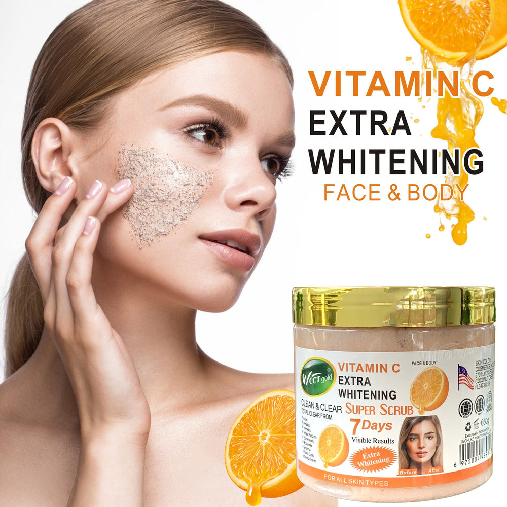 vitamin c scrub 650g exfoliating moisturizing full body bath salt scrub salt export