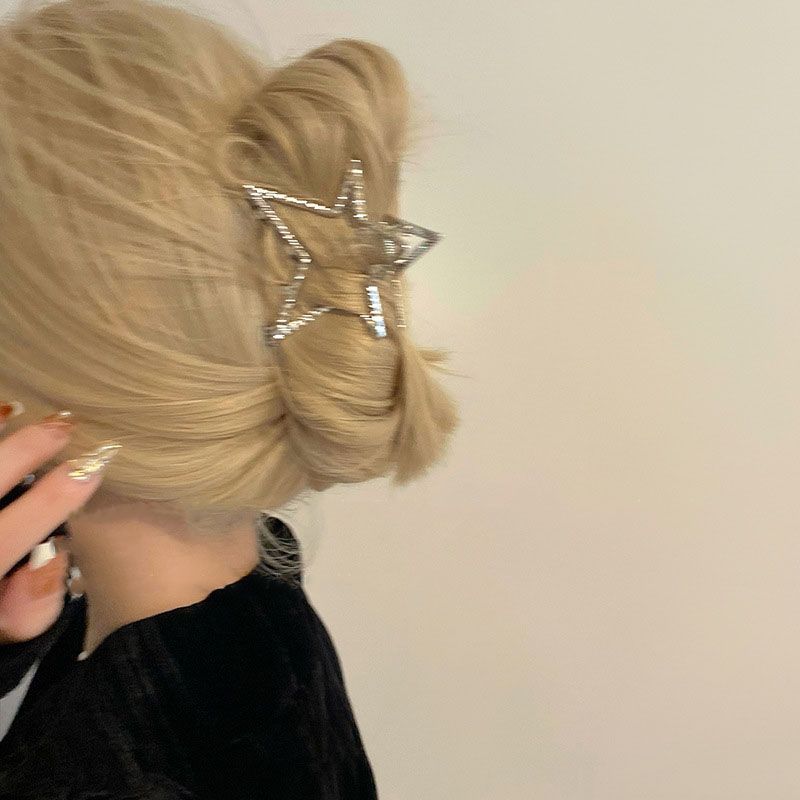 K-style five-pointed star hairpin ~ niche socialite star gripper hot girl hair accessories ins style student shark clip