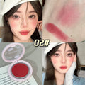 Jiujiu diary cloud soft mist blush low saturation expansion tender pink matte nature brightening contouring student rouge