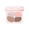Makeup novo smart four-color eyeshadow silkworm palette pearlescent flash brightening highlight shadow eyeshadow silkworm all-in-one palette