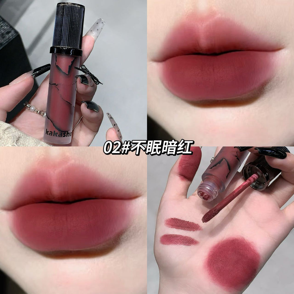 Kakashow youyan fantasy matte lip mud women's velvet matte matte not easy to fade non-stick cup no makeup whitening lip glaze