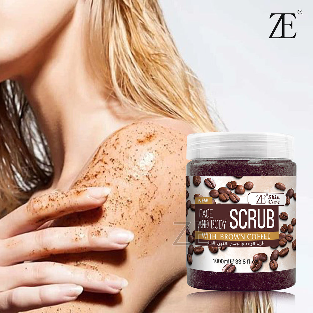1kg scrub wet salt coffee turmeric strawberry body bubble bath salt rub mud treasure to remove black and exfoliate scr