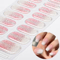 Zhengxiang personalized gel manicure stickers french butterfly onion powder smudged uv photo lamp semi-baked semi-cured nail stickers