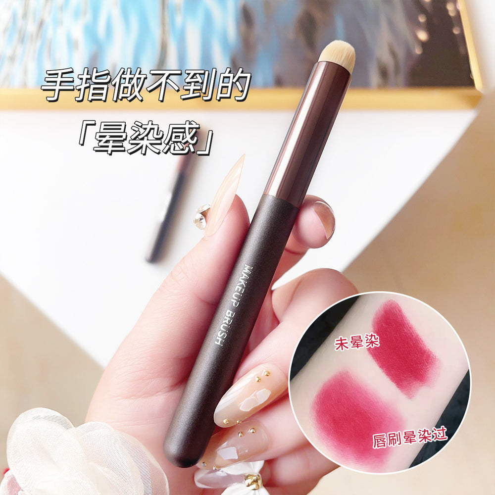 Sickle eyeliner brush, flat bevel blade eyeliner brush, eye and face down to lying silkworm brush, eyebrow brush, eye makeup brush, portable