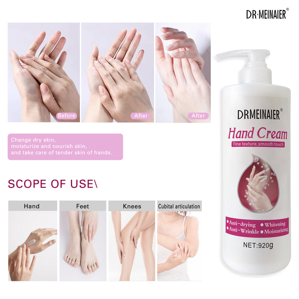 export moisturizing & firming hand cream - brightens, locks in moisture, prevents chapping - autumn/winter hand care, 920g