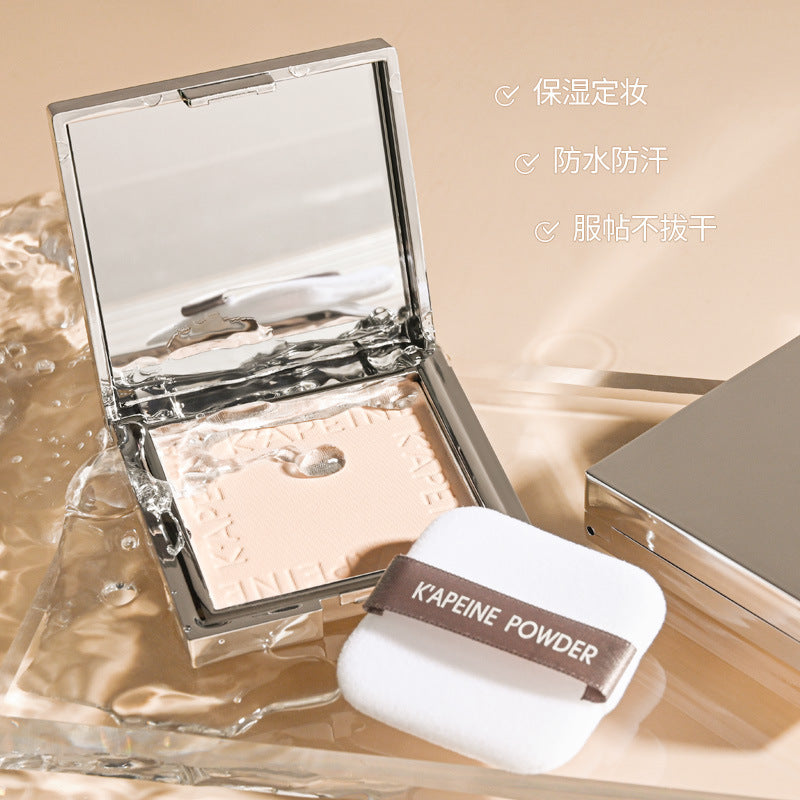 Capel small silver nugget soft focus honey powder loose powder waterproof anti-sweat makeup concealer dry and wet dual-use setting powder